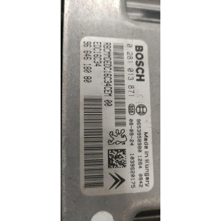 Calculateur moteur CITROEN BERLINGO 2 Photo n°1