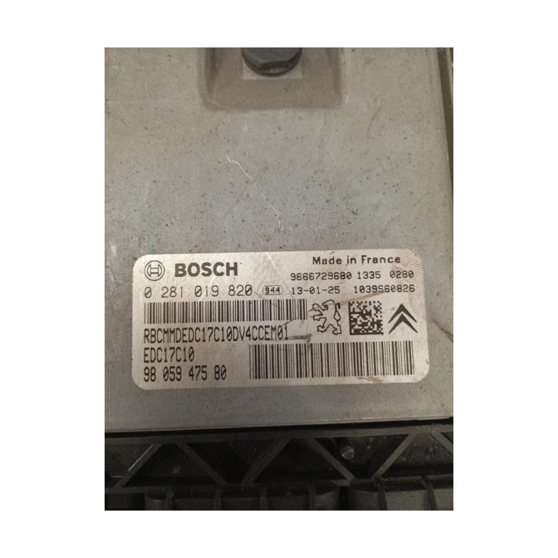 Calculateur moteur PEUGEOT 208 1