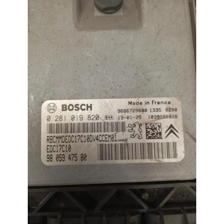 Calculateur moteur PEUGEOT 208 1 Photo n°1
