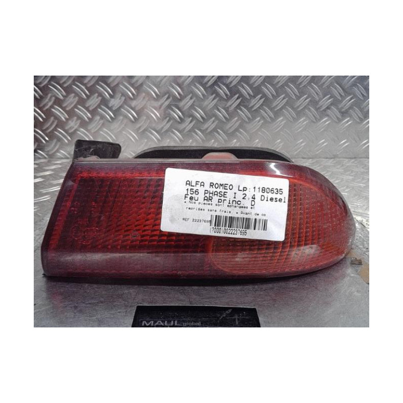 Feu arriere principal droit (feux) ALFA ROMEO 156