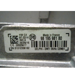 ECU start stop PEUGEOT 308 2 Photo n°1