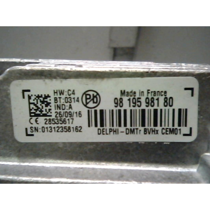 ECU start stop PEUGEOT 308 2