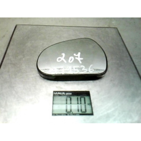 Glace retroviseur gauche PEUGEOT 207 Photo n°1