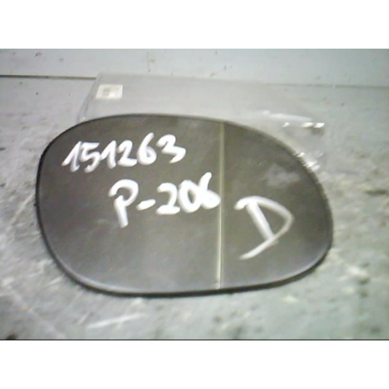 Glace retroviseur droit PEUGEOT 206