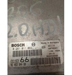 Calculateur PEUGEOT 206 Photo n°1