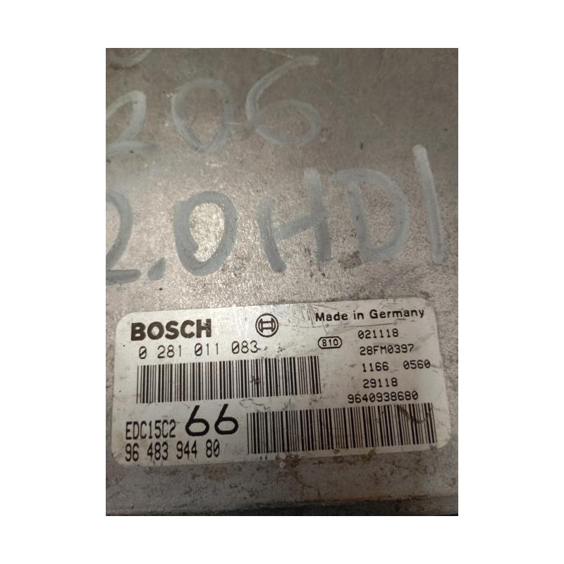 Calculateur PEUGEOT 206