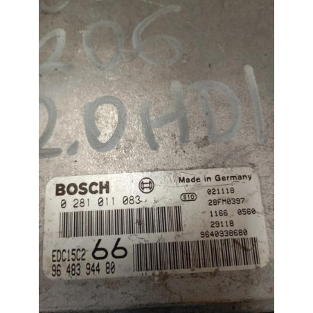 Calculateur PEUGEOT 206 Photo n°1