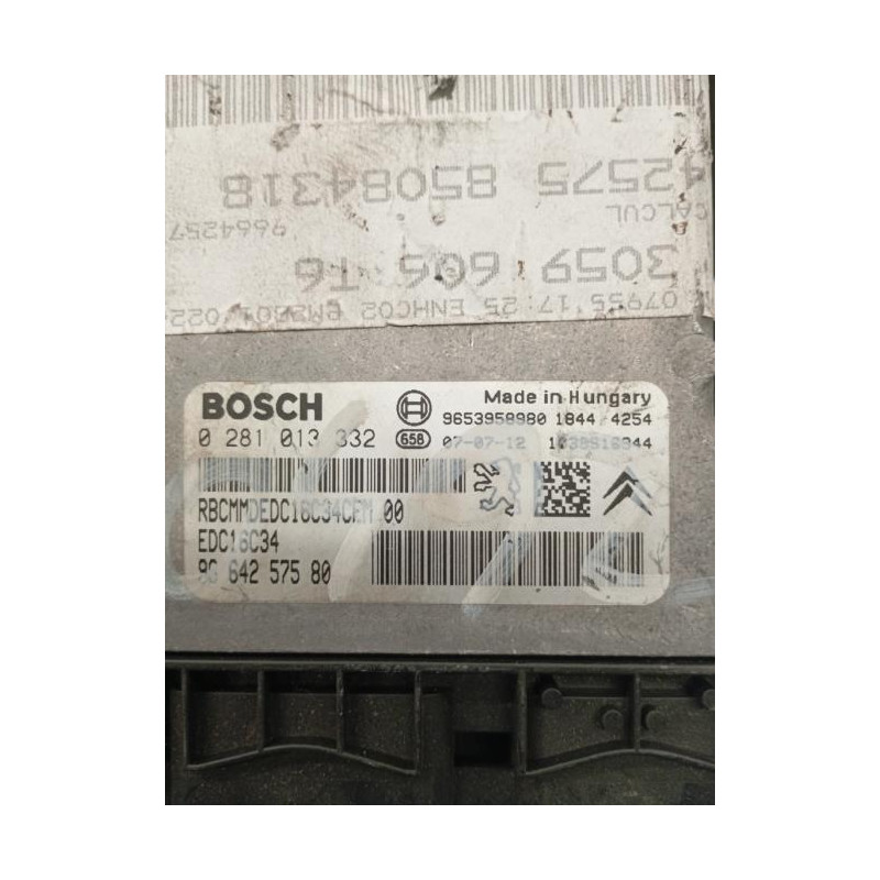 Calculateur PEUGEOT 307