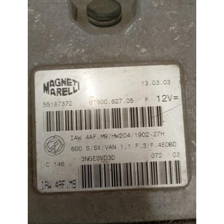 Calculateur FIAT SEICENTO Photo n°1