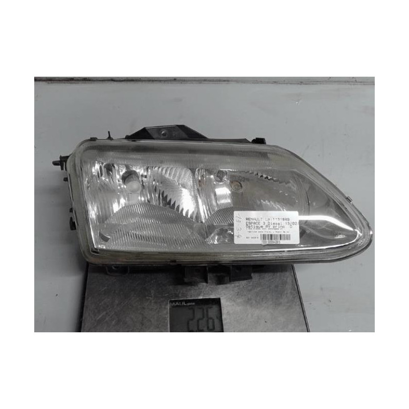 Optique avant principal droit (feux)(phare) RENAULT ESPACE 3