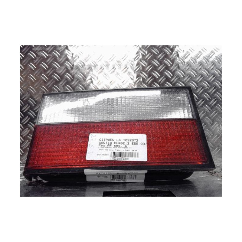 Feu arriere secondaire gauche (feux) CITROEN XANTIA