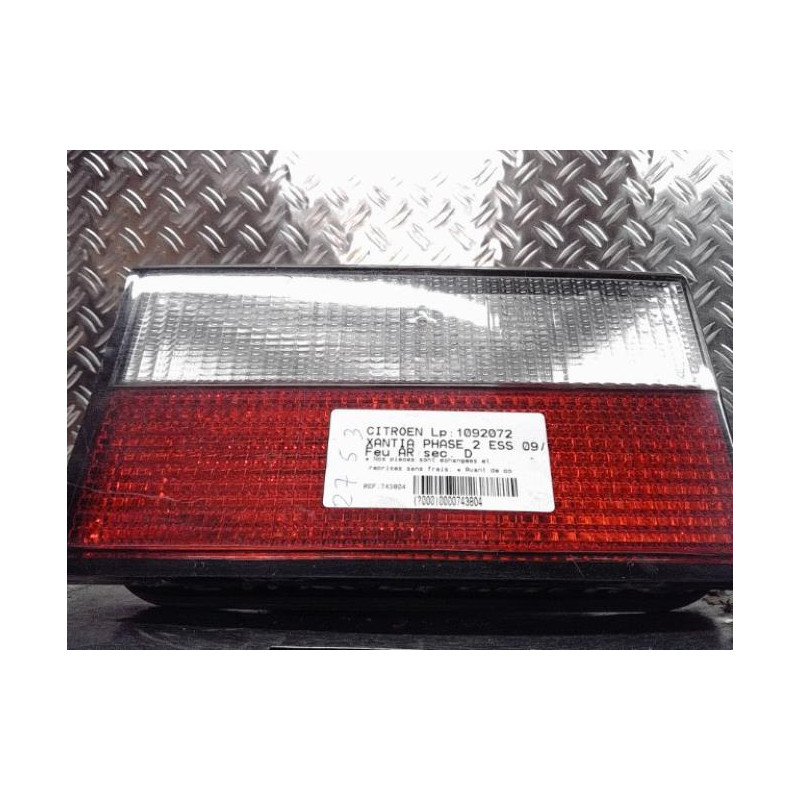 Feu arriere secondaire droit (feux) CITROEN XANTIA