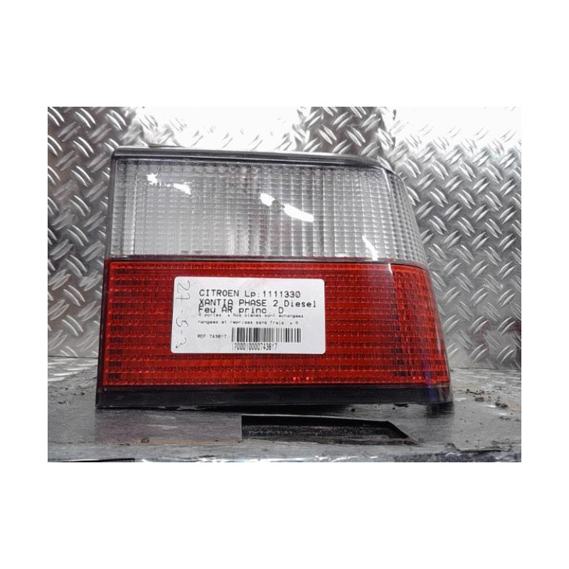 Feu arriere principal droit (feux) CITROEN XANTIA