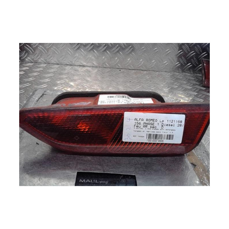 Feu arriere secondaire droit (feux) ALFA ROMEO 156
