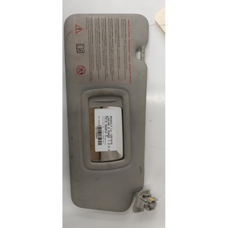 Pare soleil droit RENAULT LAGUNA 3