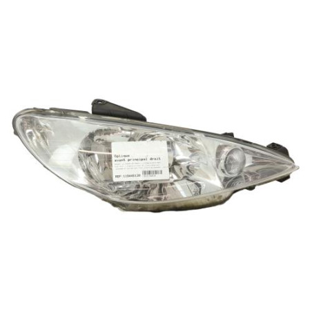 Optique avant principal droit (feux)(phare) PEUGEOT 206 Photo n°1