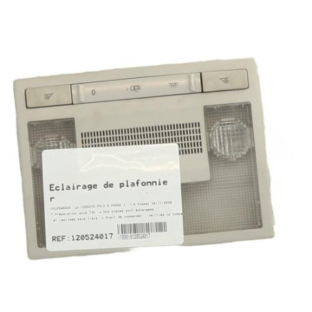 Eclairage de plafonnier VOLKSWAGEN POLO 5 Photo n°1