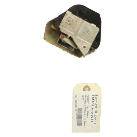 Serrure de porte laterale droite PEUGEOT PARTNER 1