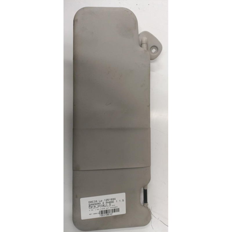 Pare soleil gauche DACIA SANDERO 2