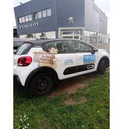 Pare choc arriere CITROEN C3 3 Photo n°7