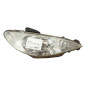 Optique avant principal droit (feux)(phare) PEUGEOT 206