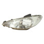 Optique avant principal gauche (feux)(phare) PEUGEOT 206
