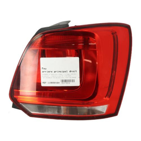 Feu arriere principal droit (feux) VOLKSWAGEN POLO 5 Photo n°1