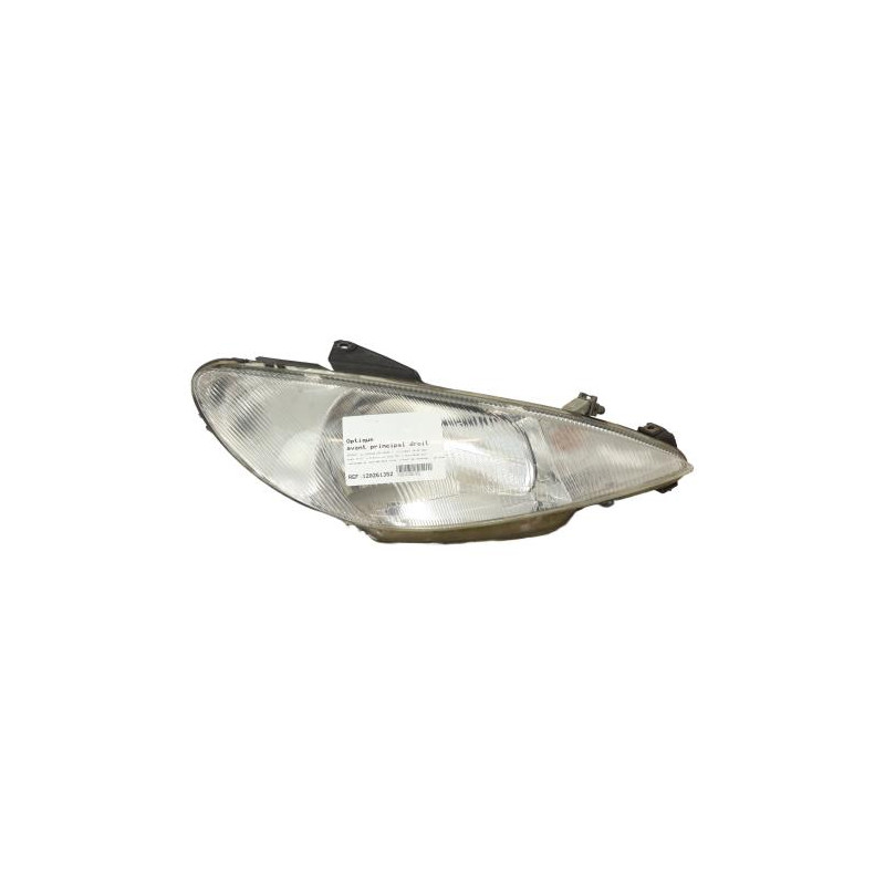 Optique avant principal droit (feux)(phare) PEUGEOT 206