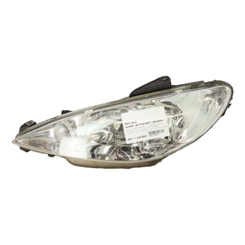 Optique avant principal gauche (feux)(phare) PEUGEOT 206