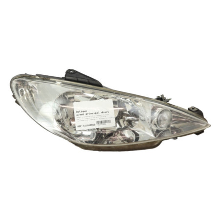 Optique avant principal droit (feux)(phare) PEUGEOT 206 Photo n°1