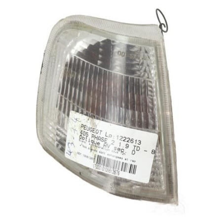 Optique avant secondaire droit (feux)(clignotant) PEUGEOT 405 Photo n°1