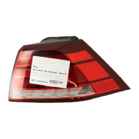 Feu arriere principal droit (feux) VOLKSWAGEN GOLF 7 Photo n°1