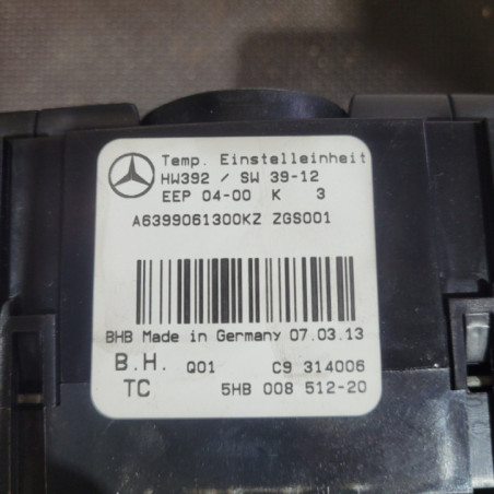 Commande chauffage MERCEDES VITO 639