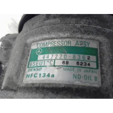 Compresseur clim MERCEDES CLASSE A 168 Photo n°1