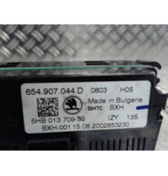 Commande chauffage SKODA SCALA Photo n°7