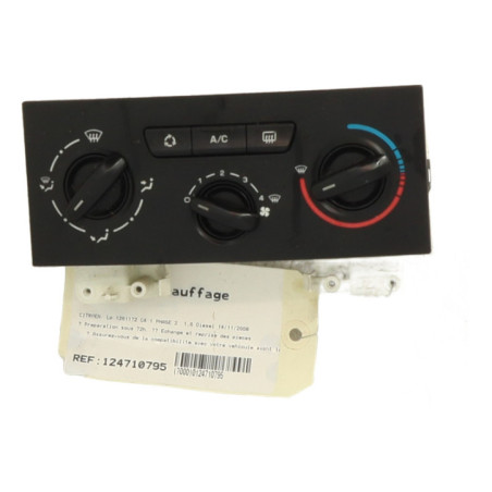 Commande chauffage CITROEN C4 1 Photo n°1