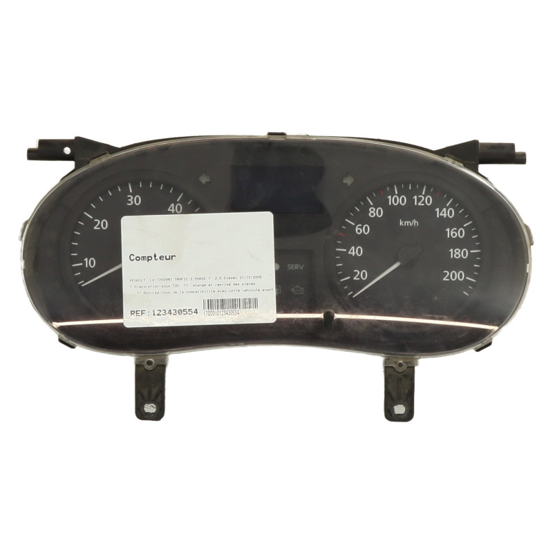 Compteur RENAULT TRAFIC 2