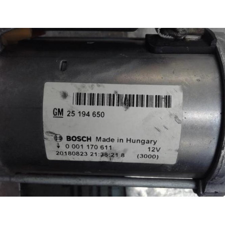 Demarreur OPEL CORSA E Photo n°1