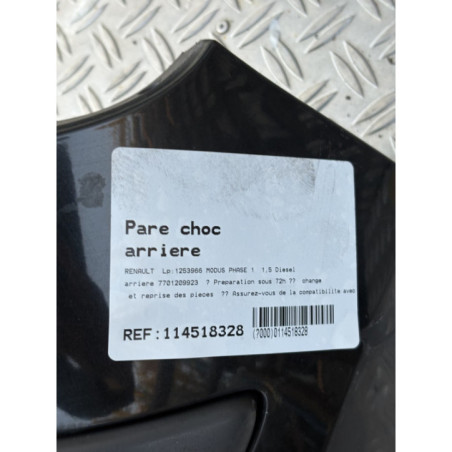 Pare choc arriere RENAULT MODUS Photo n°1
