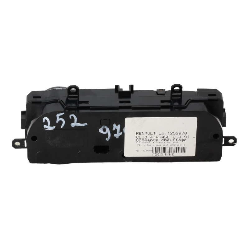Commande chauffage RENAULT CLIO 4