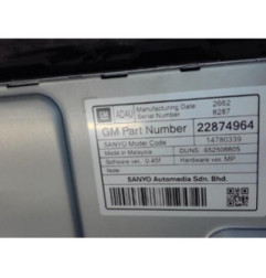 Ecran GPS OPEL MERIVA B Photo n°5