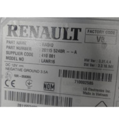 Autoradio d'origine RENAULT MEGANE 4 Photo n°4