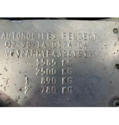 Commande chauffage PEUGEOT 206 Photo n°7