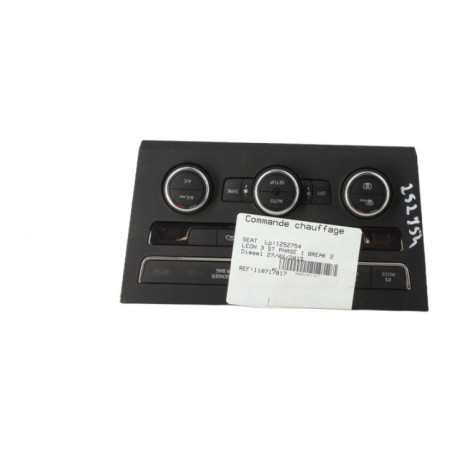 Commande chauffage SEAT LEON 3 Photo n°1