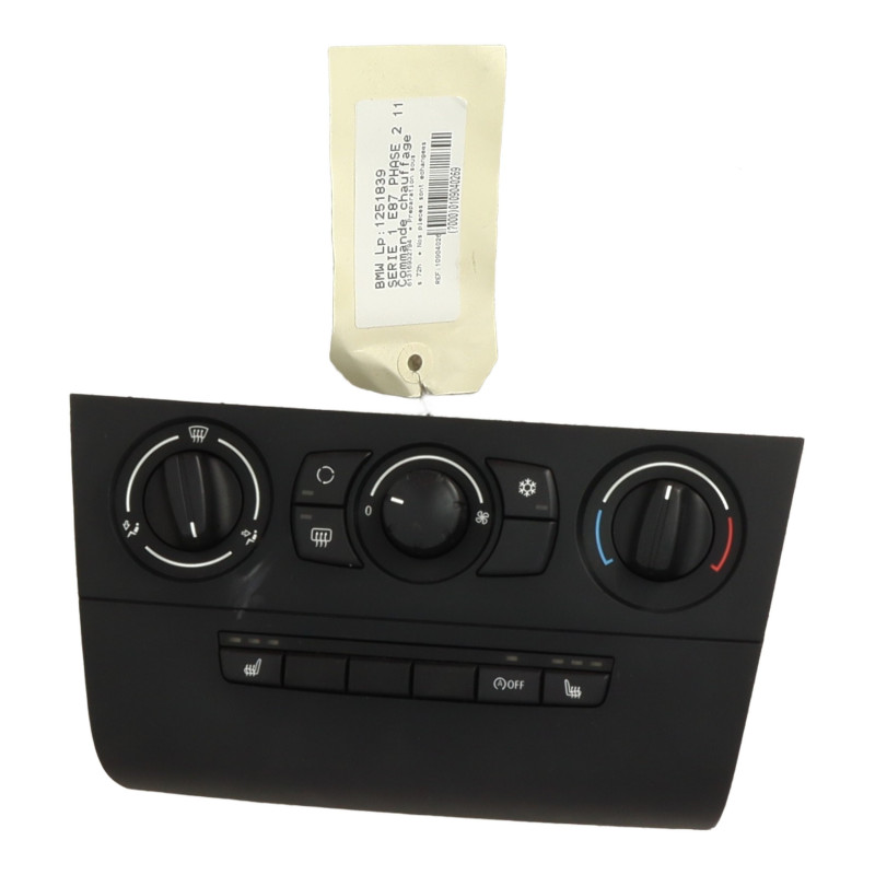 Commande chauffage BMW SERIE 1 E87