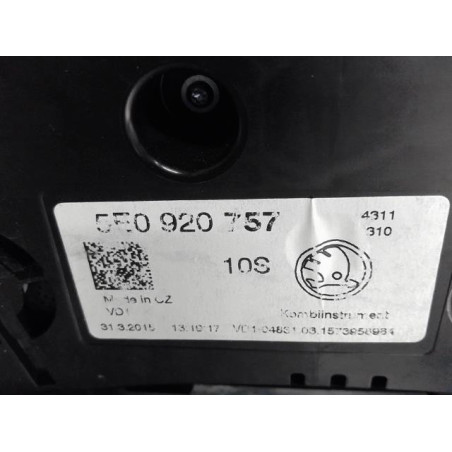 Compteur SKODA OCTAVIA 3 Photo n°1
