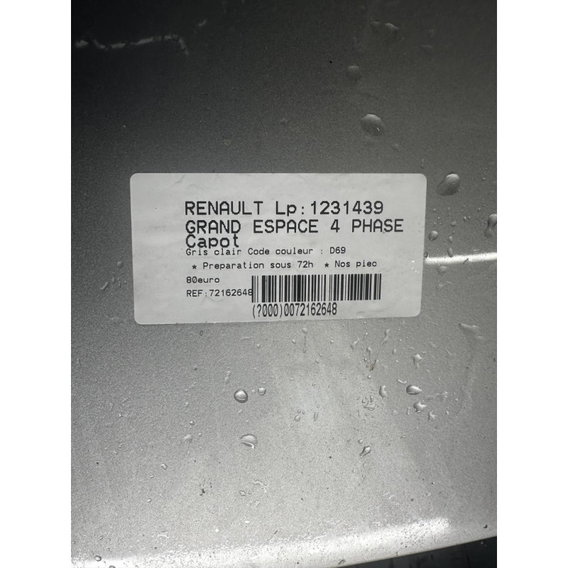 Capot RENAULT GRAND ESPACE 4