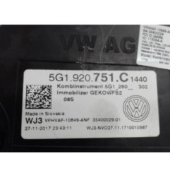 Compteur VOLKSWAGEN GOLF 7 Photo n°8
