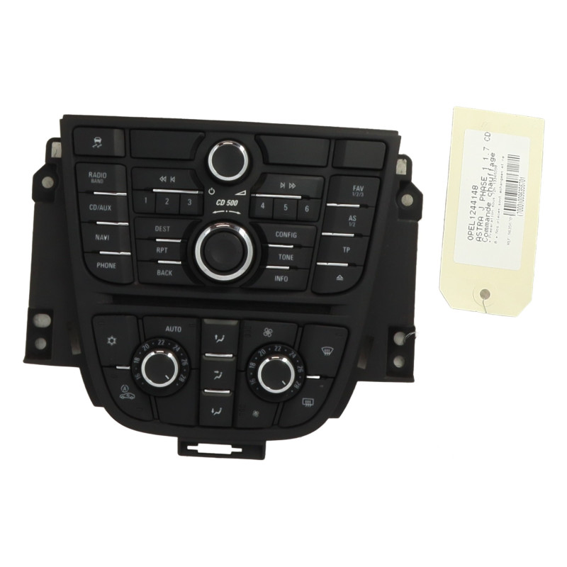 Commande chauffage OPEL ASTRA J