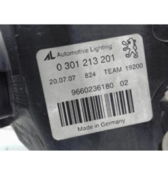 Optique avant principal gauche (feux)(phare) PEUGEOT 407 Photo n°5